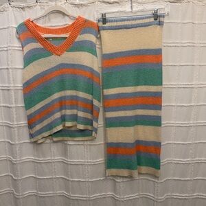 Karlie Multicolor Striped Knit Top